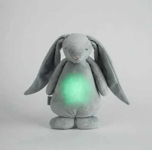 Moonie 2.0 migdukas Humming Bunny - Sidabrinis su garso įrašymo funkcija