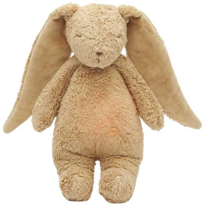 Moonie 2.0 migdukas Organic Humming Bunny - Cappuchino su garso įrašymo funkcija