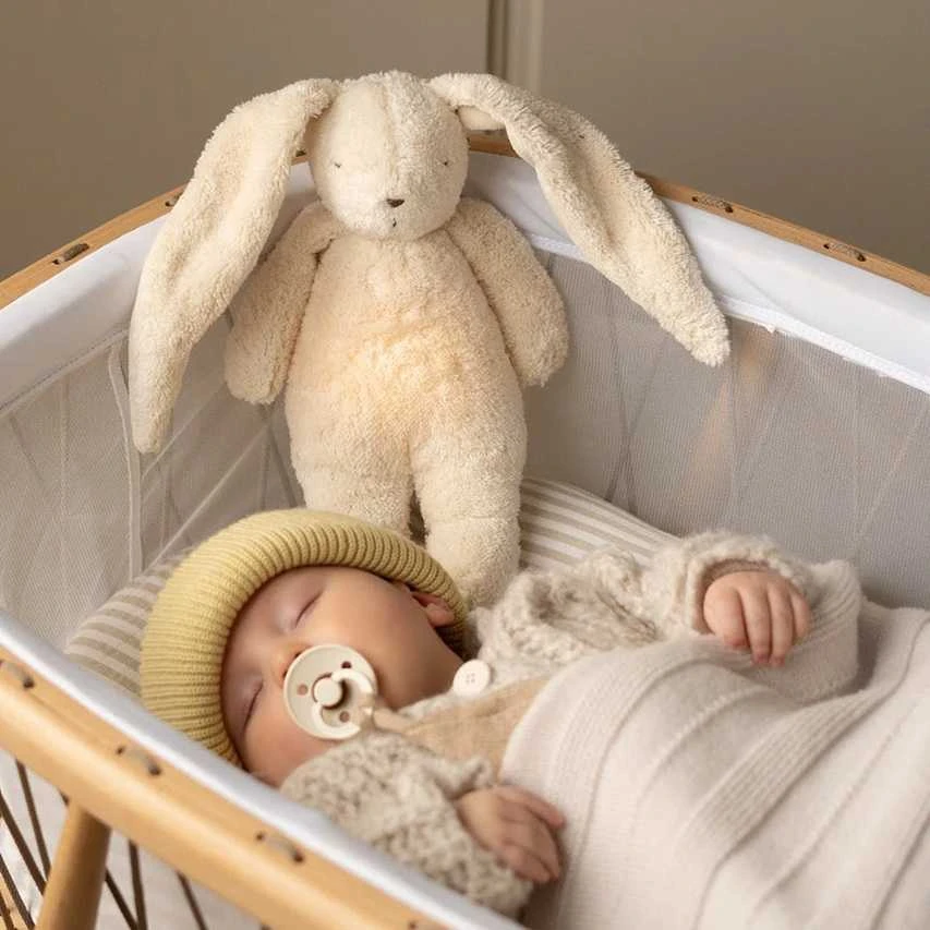 Moonie 2.0 migdukas Organic Humming Bunny - Sand su garso įrašymo funkcija