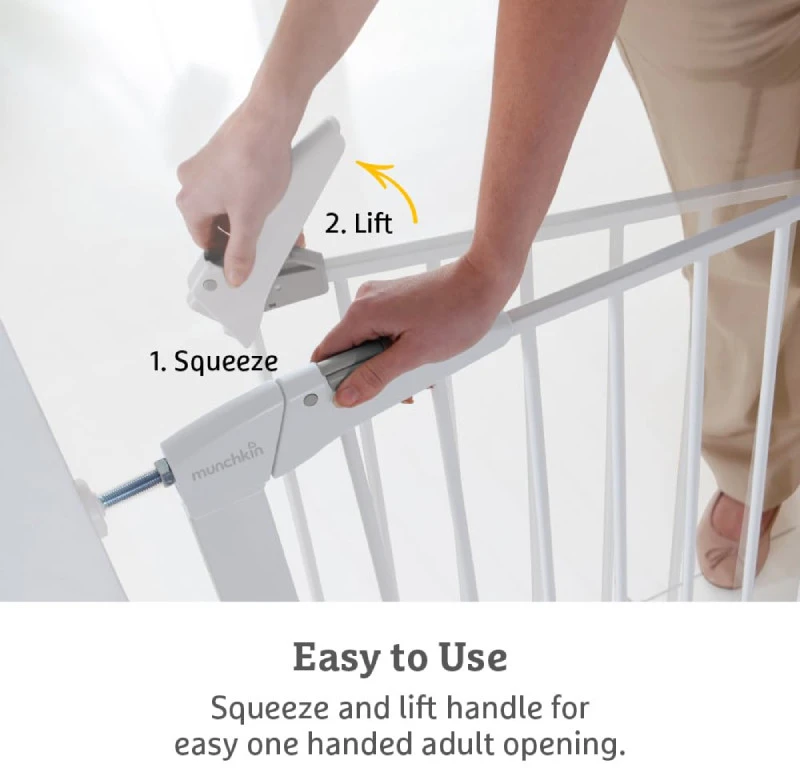 MUNCHKIN saugos varteliai Maxi- Secure Pressure Fit Gate 0-24m 011446