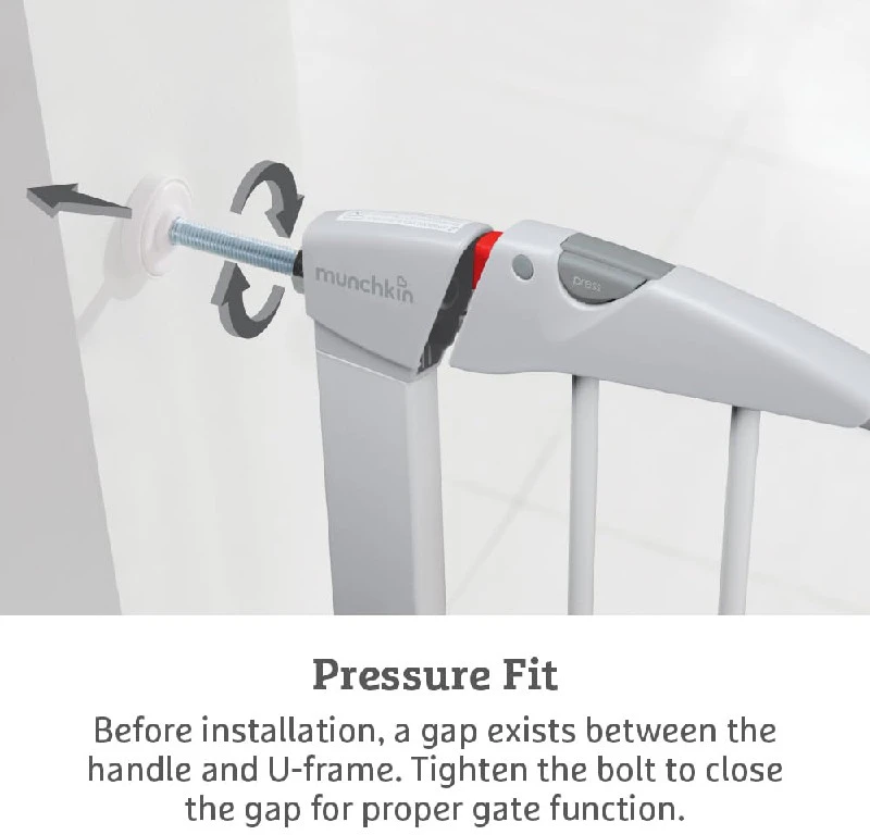 MUNCHKIN saugos varteliai Maxi- Secure Pressure Fit Gate 0-24m 011446