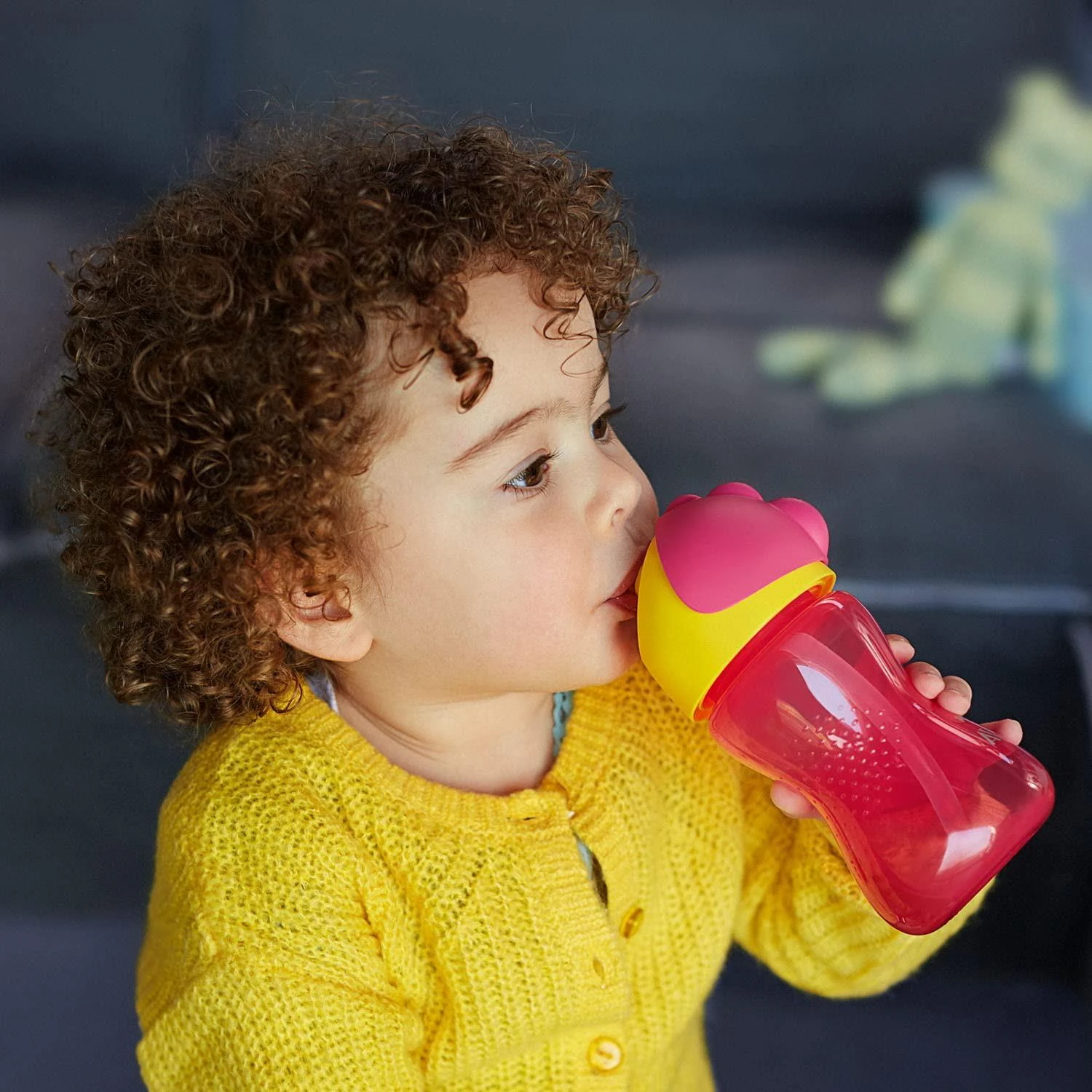 PHILIPS AVENT GERTUVĖ SU ŠIAUDELIU, 12 MĖN+, 300 ML, SCF798, Rožinis