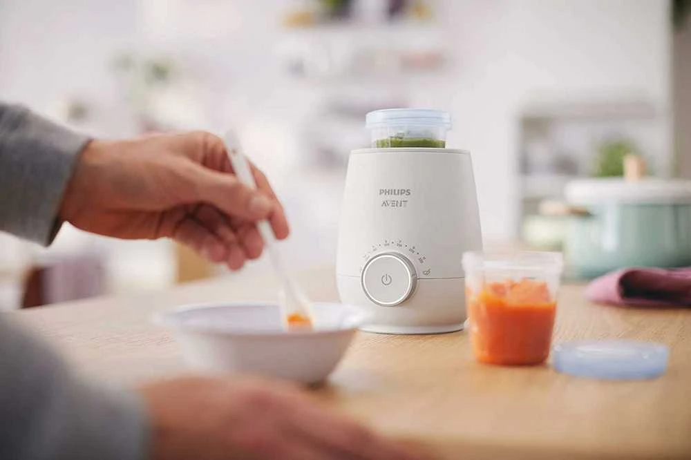 Philips Avent Premium Greitai veikiantis buteliukų šildytuvas SCF358/00