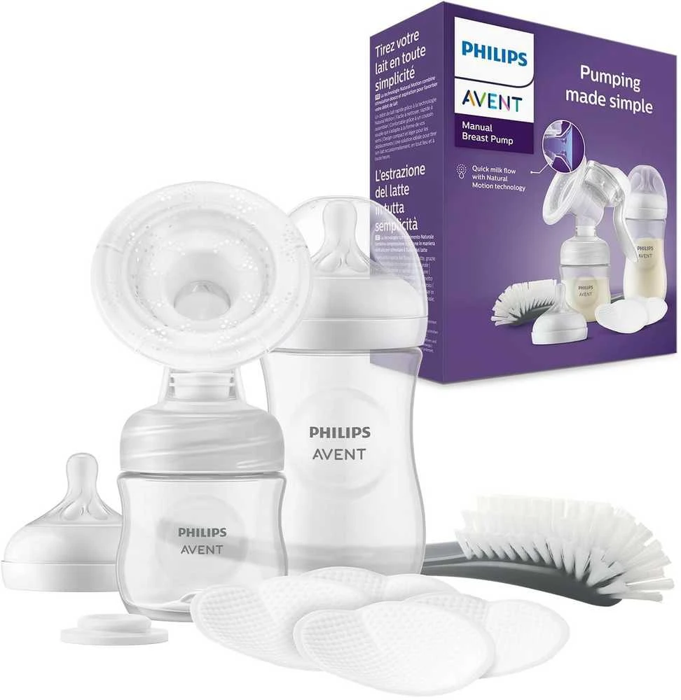PHILIPS AVENT RANKINIS PIENTRAUKIS SU 2 BUTELIUKAIS SCD430/60