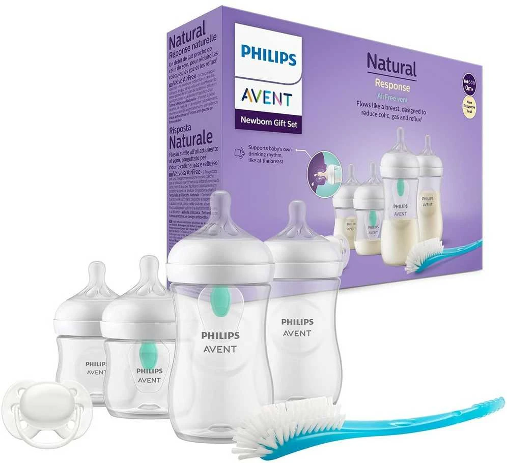 PHILIPS AVENT BUTELIUKŲ RINKINYS NAUJAGIMIUI NATURAL RESPONSE AIR-FREE SCD657