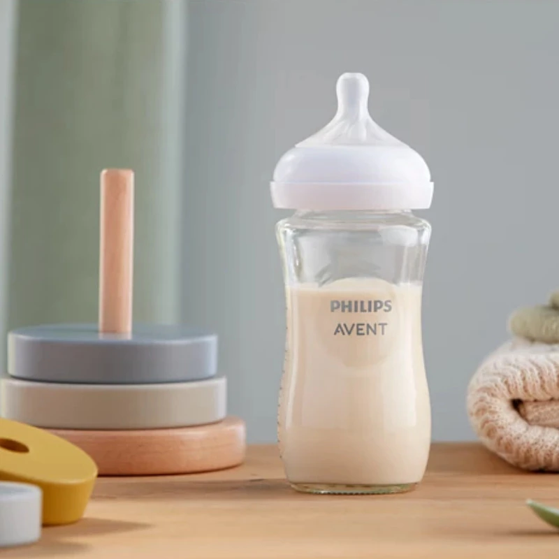 PHILIPS AVENT STIKLINIS 2 VNT. BUTELIUKŲ RINKINYS NAUJAGIMIUI NATURAL RESPONSE SCY933