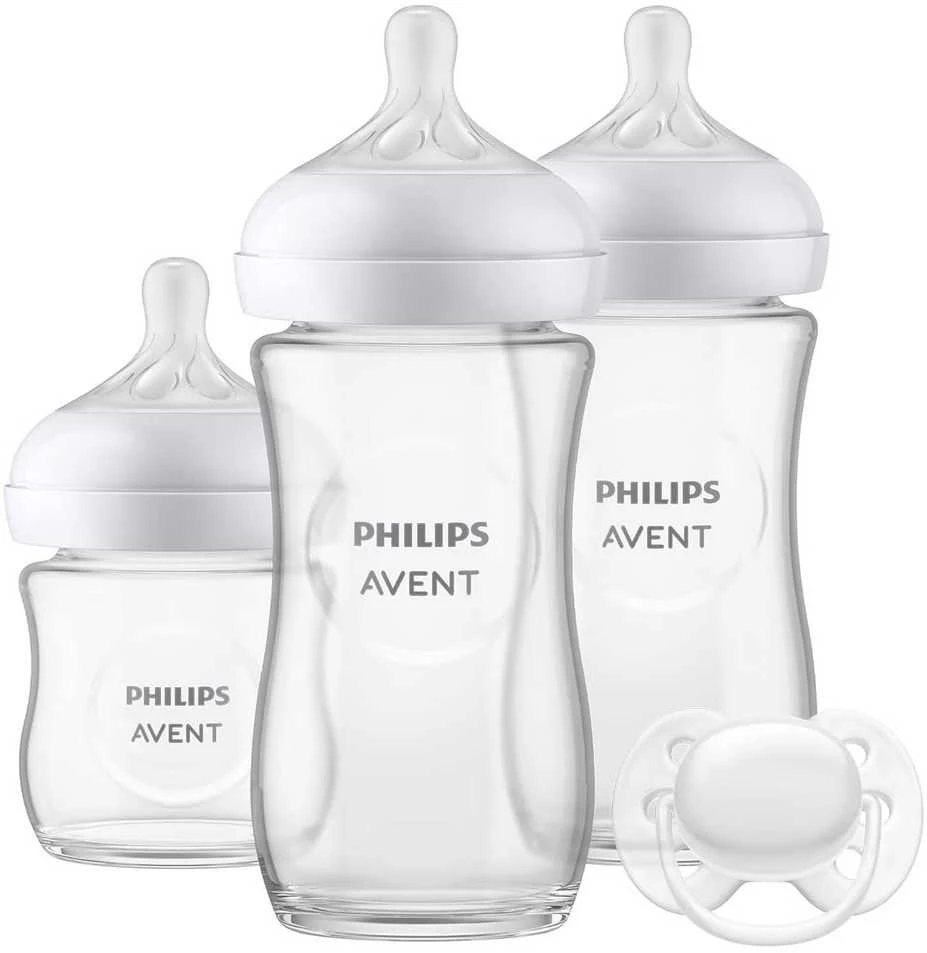 Philips Avent stikliniai buteliukai ir čiulptukas