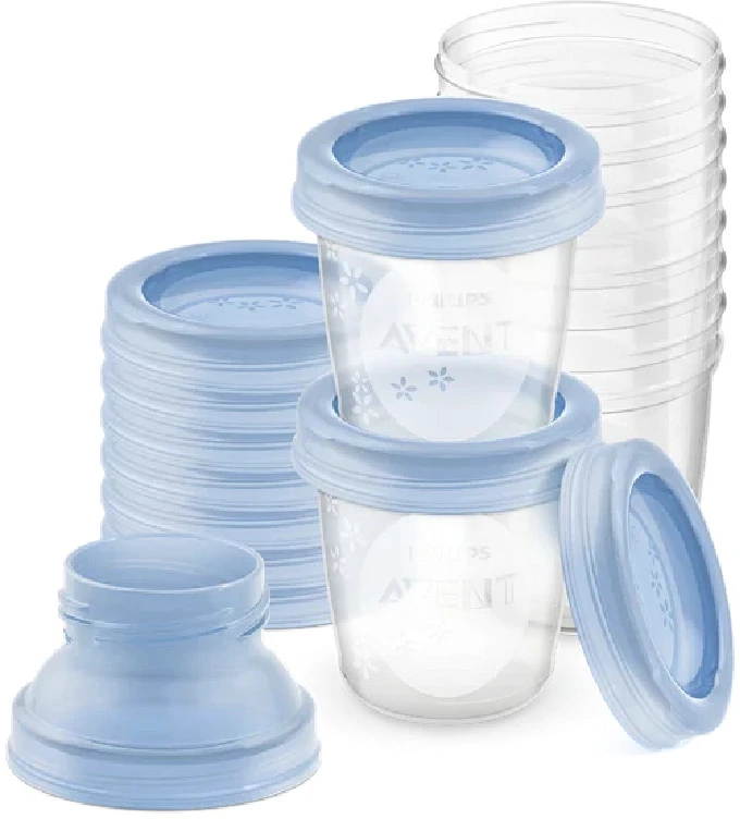 PHILIPS AVENT VIA INDELIAI MOTINOS PIENUI IR MAISTUI LAIKYTI SCF618, 10X180ML