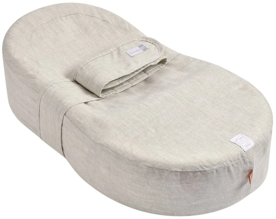 BEABA BY Raudonas CASTLE COCOONABABY GULTUKAS, LINEN NATURAL