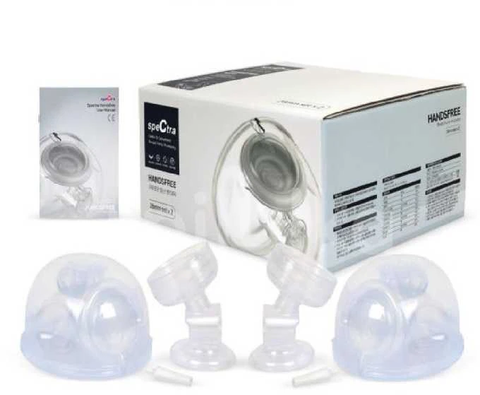 SPECTRA LAISVŲ RANKŲ PIENO SURINKIMO PUODELIŲ (2 VNT.) RINKINYS (24 MM)