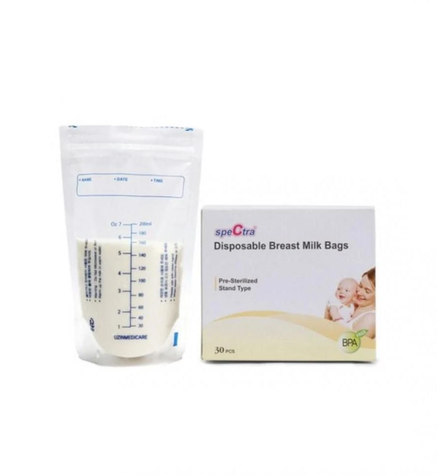 SPECTRA MAIŠELIAI PIENO SAUGOJIMUI, 30 VNT., 200 ML