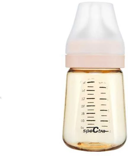 SPECTRA PPSU BUTELIUKAS, 160 ML, SU S DYDŽIO ŽINDUKU, CREAM VANILLA