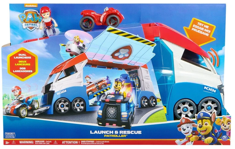 Spin Master PAW PATROL TRANSFORMUOJAMAS AUTOMOBILIS SU RYDER FIGŪRĖLE IR KETURRAČIU