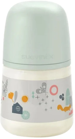 Suavinex anti-colic buteliukas su žalsvu dangteliu