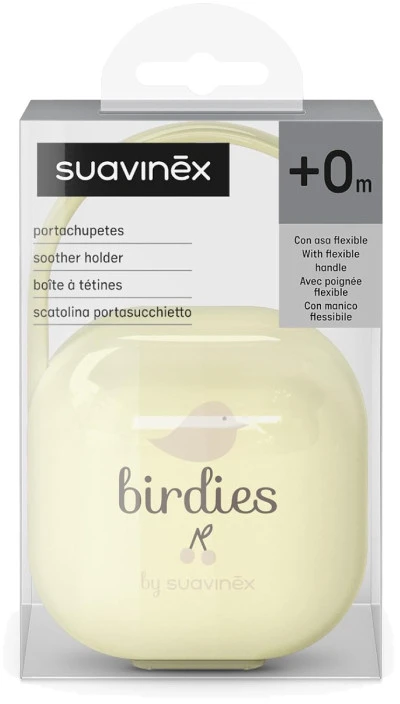 Mam Baby SUAVINEX ČIULPTUKO DĖŽUTĖ, BIRDIES BEIGE