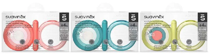 SUAVINEX COLOUR ESSENCE SILIKONINIS ŠALDOMAS KRAMTUKAS DRUGELIS (+4 MĖN.), 1 VNT.