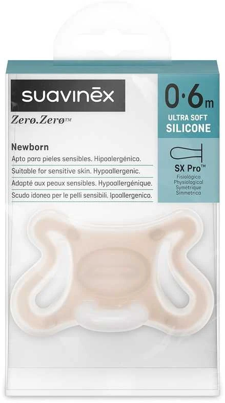 Suavinex Zero Zero čiulptukas pakuotėje 0-6 mėn.