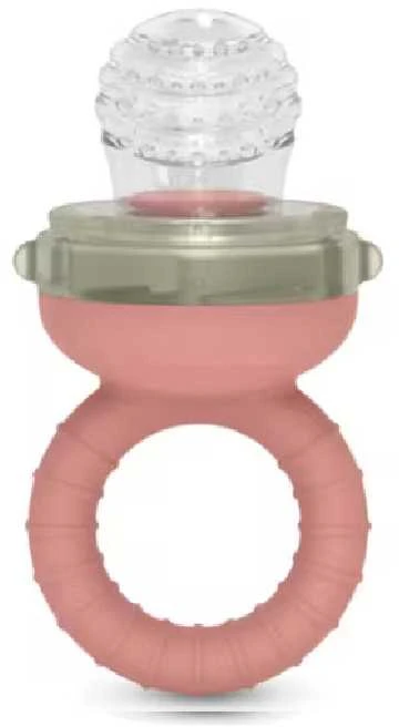 SUAVINEX SILIKONINIS KŪDIKIŲ MAITINTUVAS, NUO 6 MĖN., ROSE