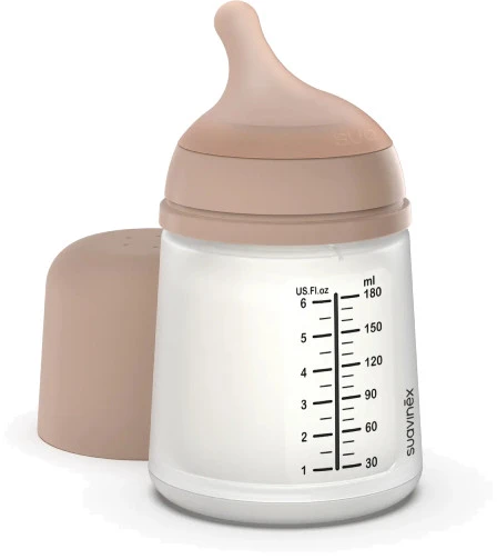 SUAVINEX Zerø.Zerø buteliukas - 1x buteliukas nuo pilvo dieglių, 0m+, 180 ml/ S
