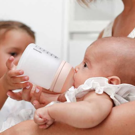 SUAVINEX ZERO ZERO ANTI-COLIC BUTELIUKAS SU REGULIUOJAMOS SROVĖS ŽINDUKU, 180 ML, NUO +0 MĖN., LIGHT