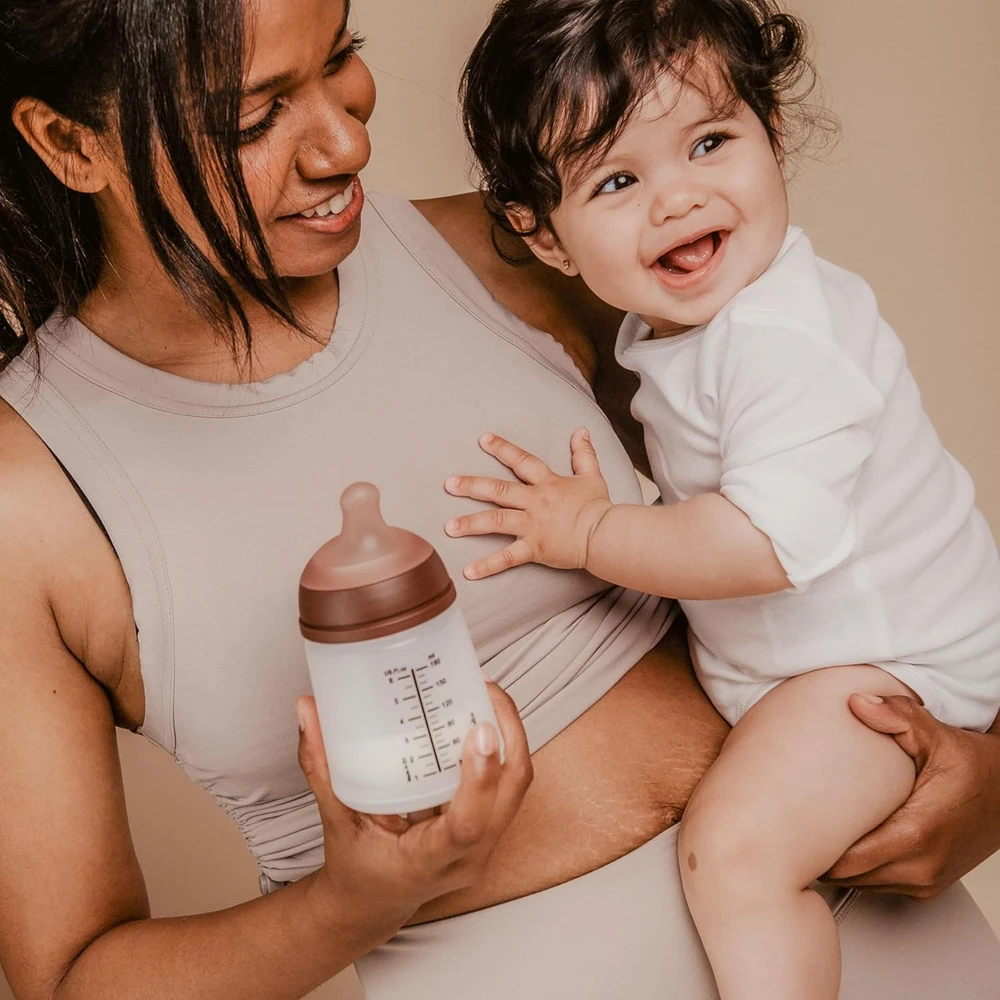 SUAVINEX ZERO ZERO ANTI-COLIC BUTELIUKAS SU LĖTOS SROVĖS ŽINDUKU, 180ML, NUO +0 MĖN., DEEP