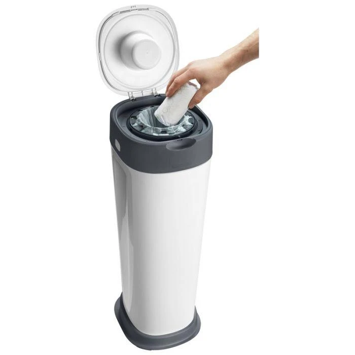 TOMMEE TIPPEE XL DYDŽIO SANGENIC TWIST AND CLICK ADVANCED SAUSKELNIŲ KONTEINERIS, Baltas