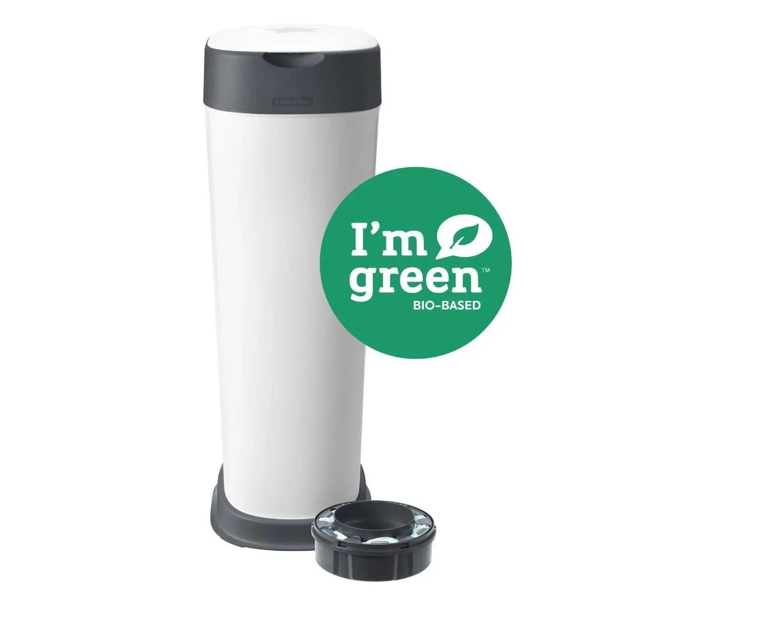 TOMMEE TIPPEE XL DYDŽIO SANGENIC TWIST AND CLICK ADVANCED SAUSKELNIŲ KONTEINERIS, Baltas