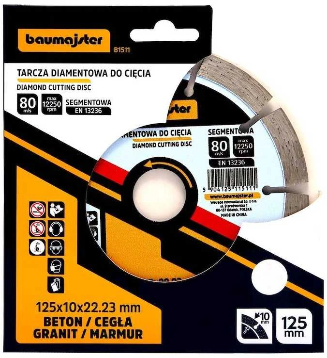 Baumajster deimantinis diskas 125x2mm