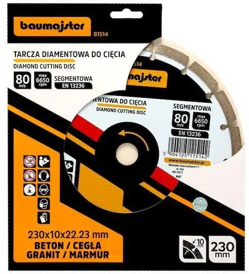 Baumajster deimantinis diskas 230x2,6mm