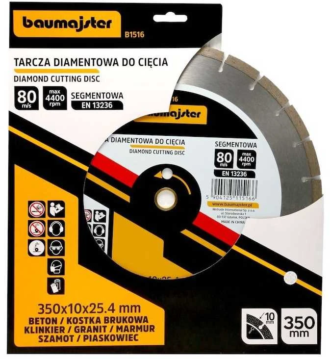 Baumajster deimantinis diskas 350x10x25,4mm