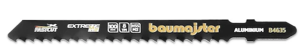 Baumajster Siaurapj. aliuminiui 100mm, 8 TPI, 2 vnt.