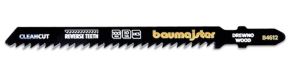 Baumajster Siaurapjūkliai laminatui 100mm, 10TPI, 2vnt.