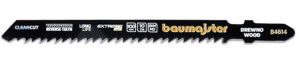 Baumajster Siaurapjūkliai laminatui BiM M2 100mm, 10TPI, 2vnt.