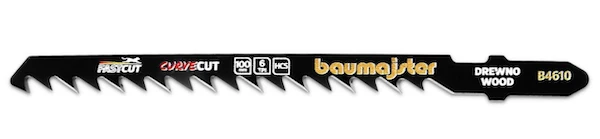 Baumajster Siaurapjūkliai medžiui 100mm, 6TPI, 2vnt.