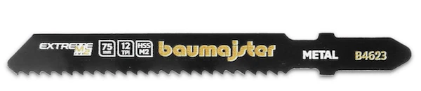 Baumajster Siaurapjūkliai metalui 75mm, 12TPI, 2vnt.