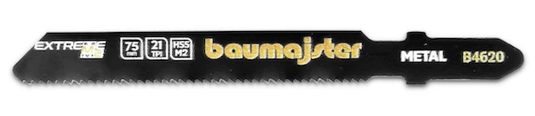 Baumajster Siaurapjūkliai metalui 75mm, 21TPI, 2vnt.