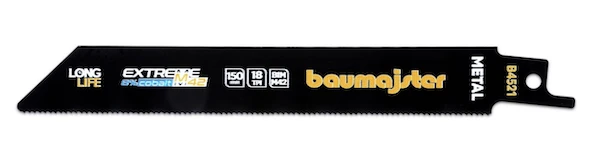 Baumajster Tiesinis pjūklelis metalui 150mm 18TPI BiM
