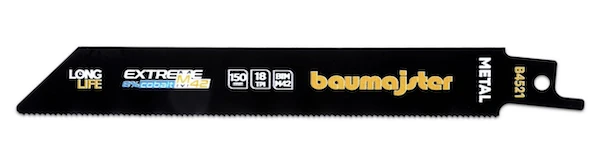 Baumajster Tiesinis pjūklelis metalui 150mm 14TPI BiM