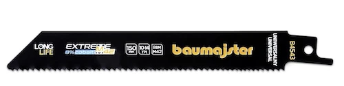 Baumajster Universalus tiesinis pjūklelis 150mm 10-14TPI BiM