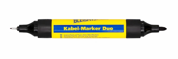 Bleispitz Markeris Kabelis DUO 0,3mm/1,5-3mm juodas
