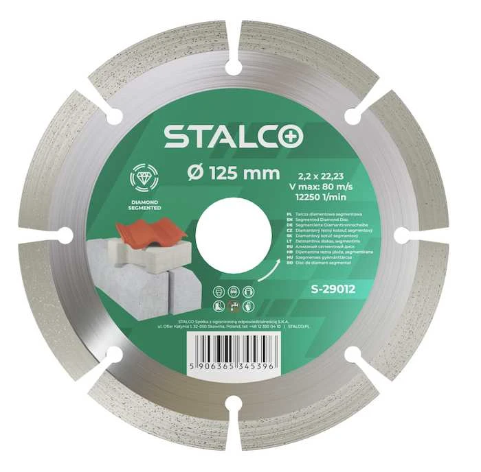 Deimantinis diskas STALCO PREMIUM 125x1,9x22,23mm