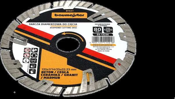 Deimantinis diskas TURBO Baumajster 125x2mm