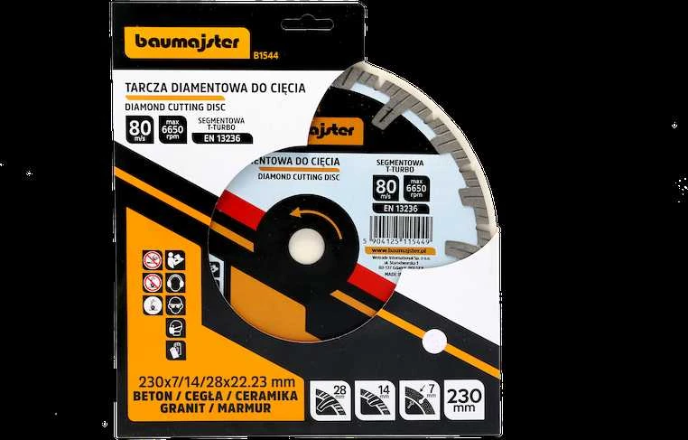 Deimantinis diskas TURBO Baumajster 230x2,6mm