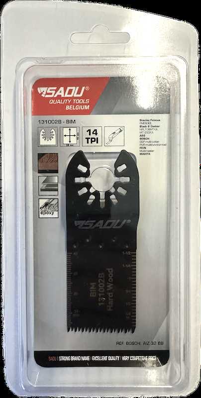 Geležtė kietmedžiui SADU 32x40mm BiM 14TPI
