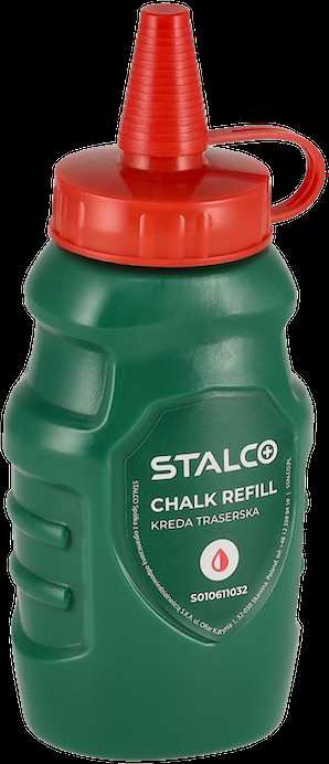 Kreida, raudona STALCO 120g.