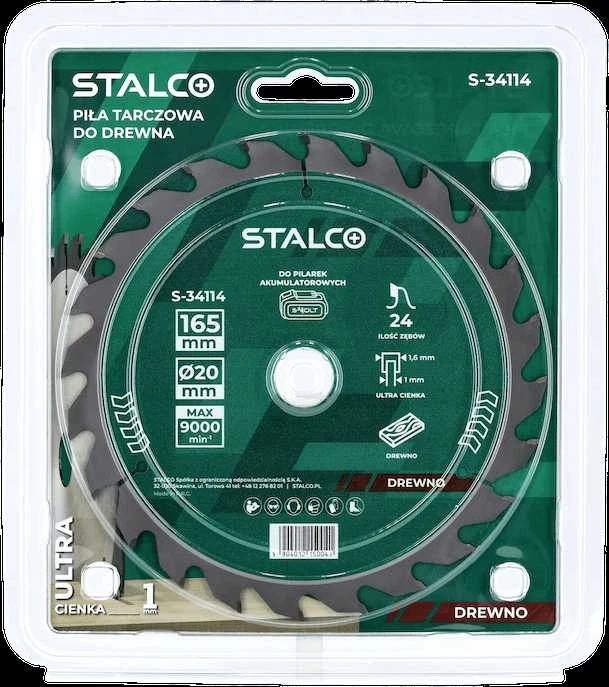 Medienos pjovimo diskas STALCO 165x20x48