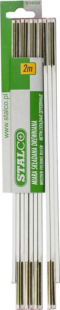 Medinis, sulankstomas metras STALCO 2m