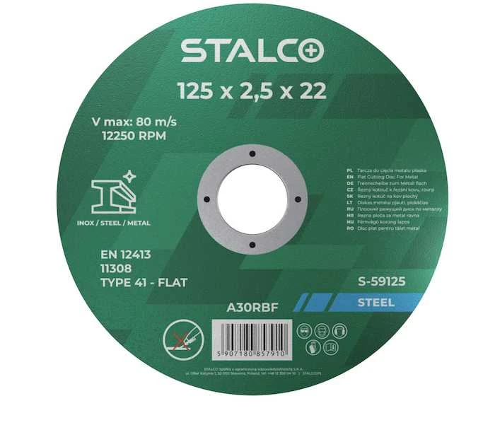 Nerūd.plieno pjovimo diskas STALCO 230x2,0mm