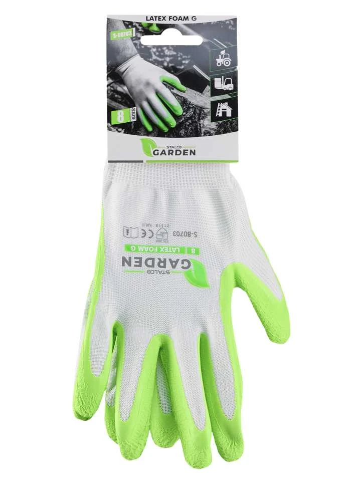 Stalco Garden Pirštinės LATEX FOAM GARDEN 7 dydis