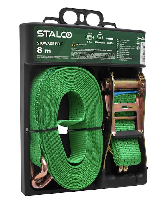 Stalco Krovinio tvirtinimo diržas 8m x 50mm, 500kg.